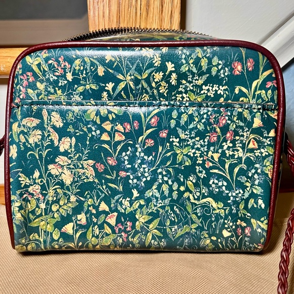 Patricia Nash Handbags - Patricia Nash Leather Malfi Tuscan Fields Crossbody with Braided Strap